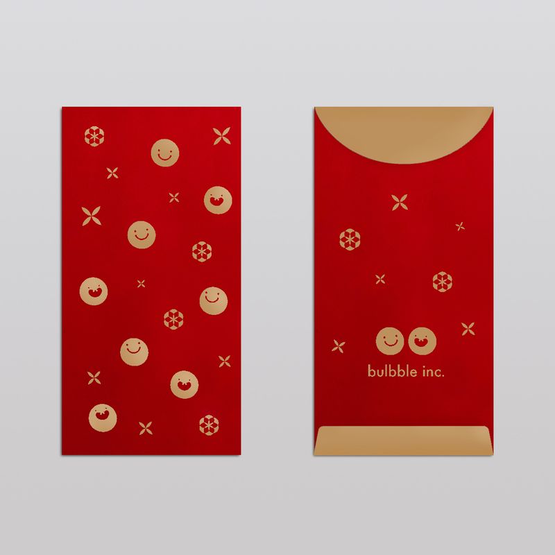 Bulbble Inc. Classic Red Packet (Long)