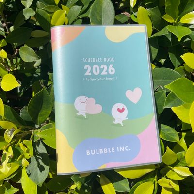 Bulbble Inc. “Follow Your Heart” Schedule Book 2026