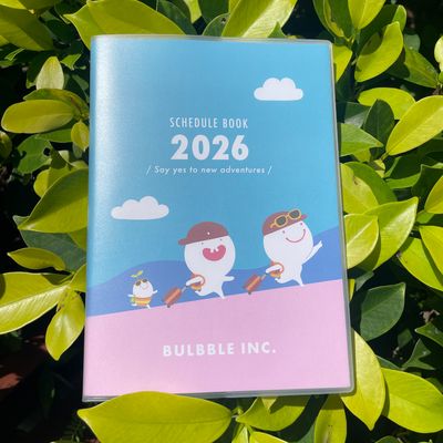 Bulbble Inc. “Let’s Travel” Schedule Book 2026