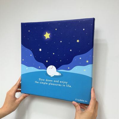 < 精選款式現貨優惠 > Bulbble Canvas - “Slow down and enjoy the simple pleasures in life.”