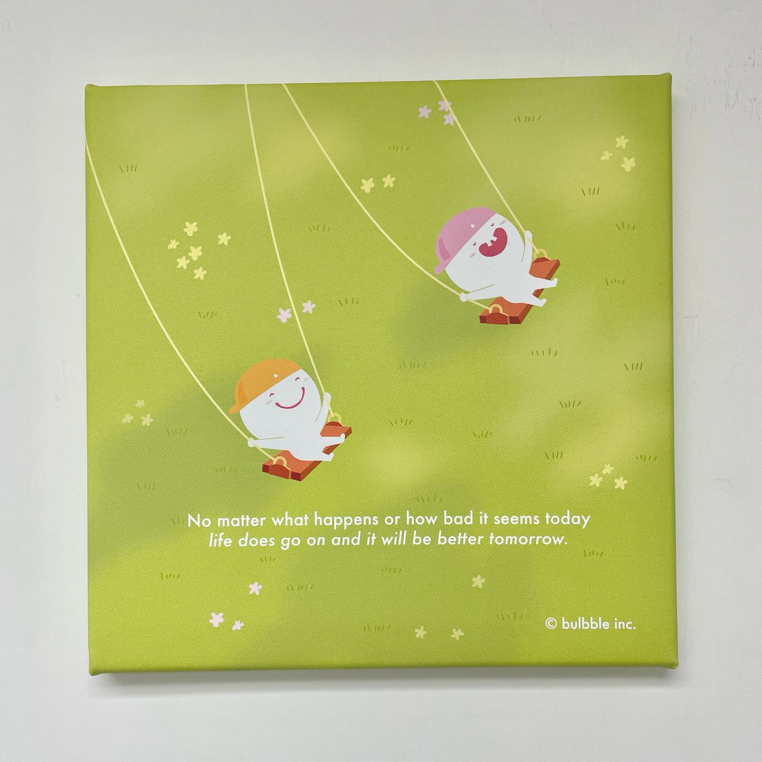< 精選款式現貨優惠 > Bulbble Canvas - “It will be better tomorrow”