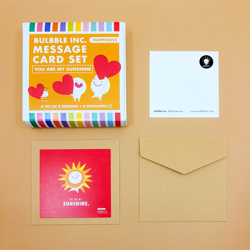 “You are my sunshine” Message Card Set