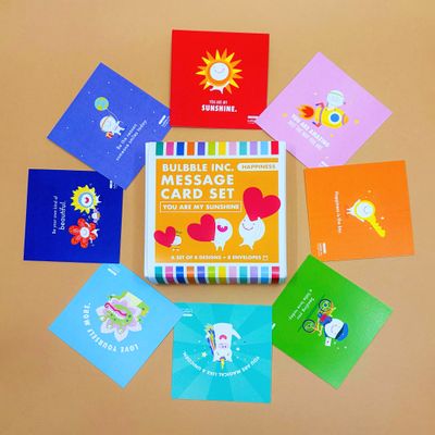 “You are my sunshine” Message Card Set