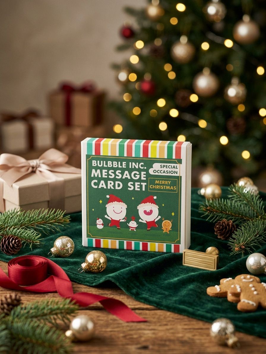"Merry Christmas” Message Card Set