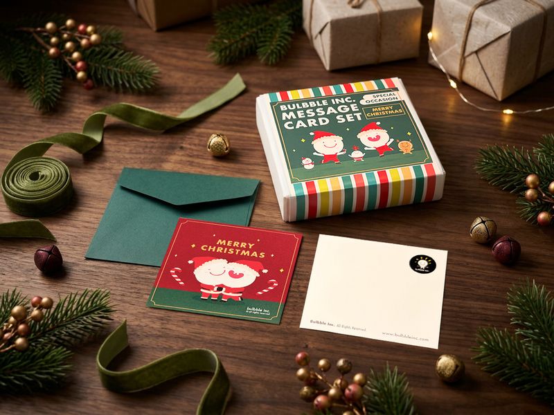 "Merry Christmas” Message Card Set