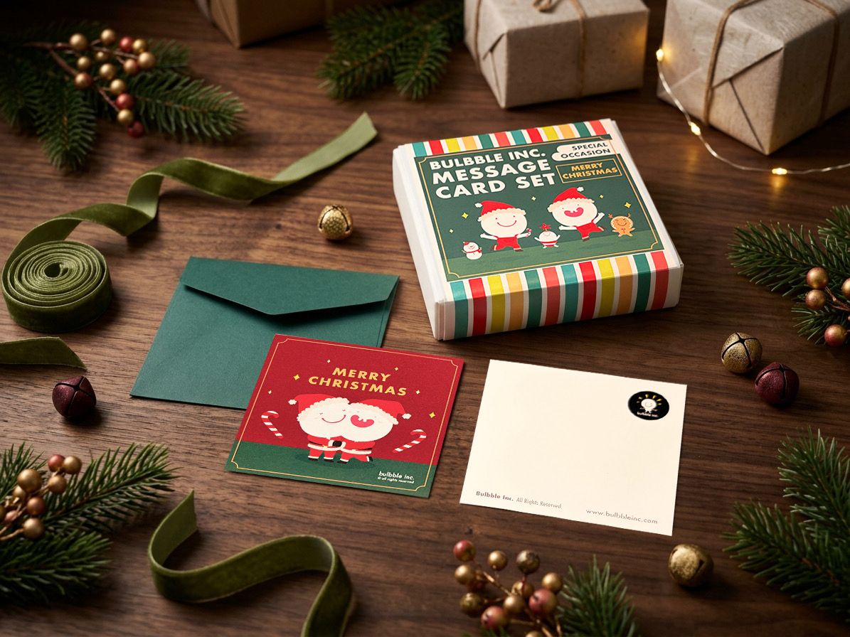 "Merry Christmas” Message Card Set