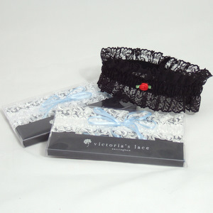 Wedding Garter Exquisite Needlepoint Nottingham Lace