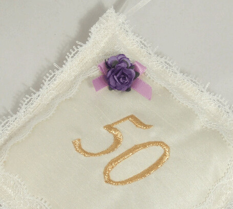 50th Golden Wedding Anniversary Sachet