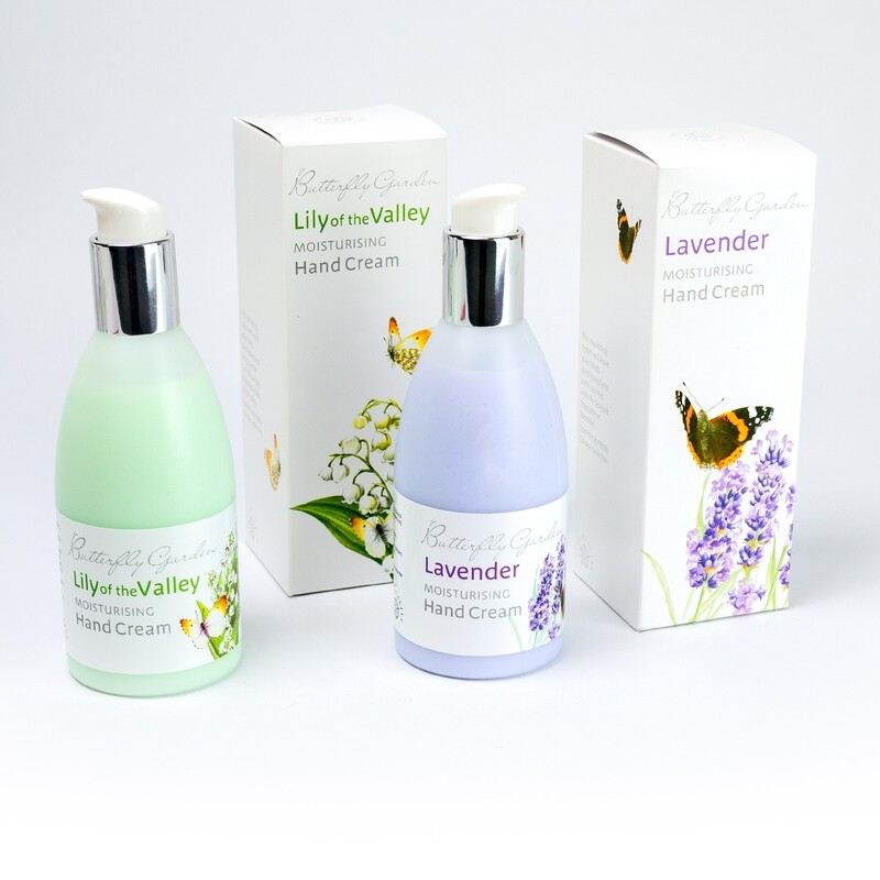 2 x luxury hand cream - Butterfly garden