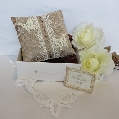 13th Lace Anniversary Gift Nottingham Lace
