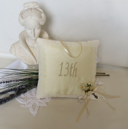 13th Nottingham Lace Cushion Nottingham Lace