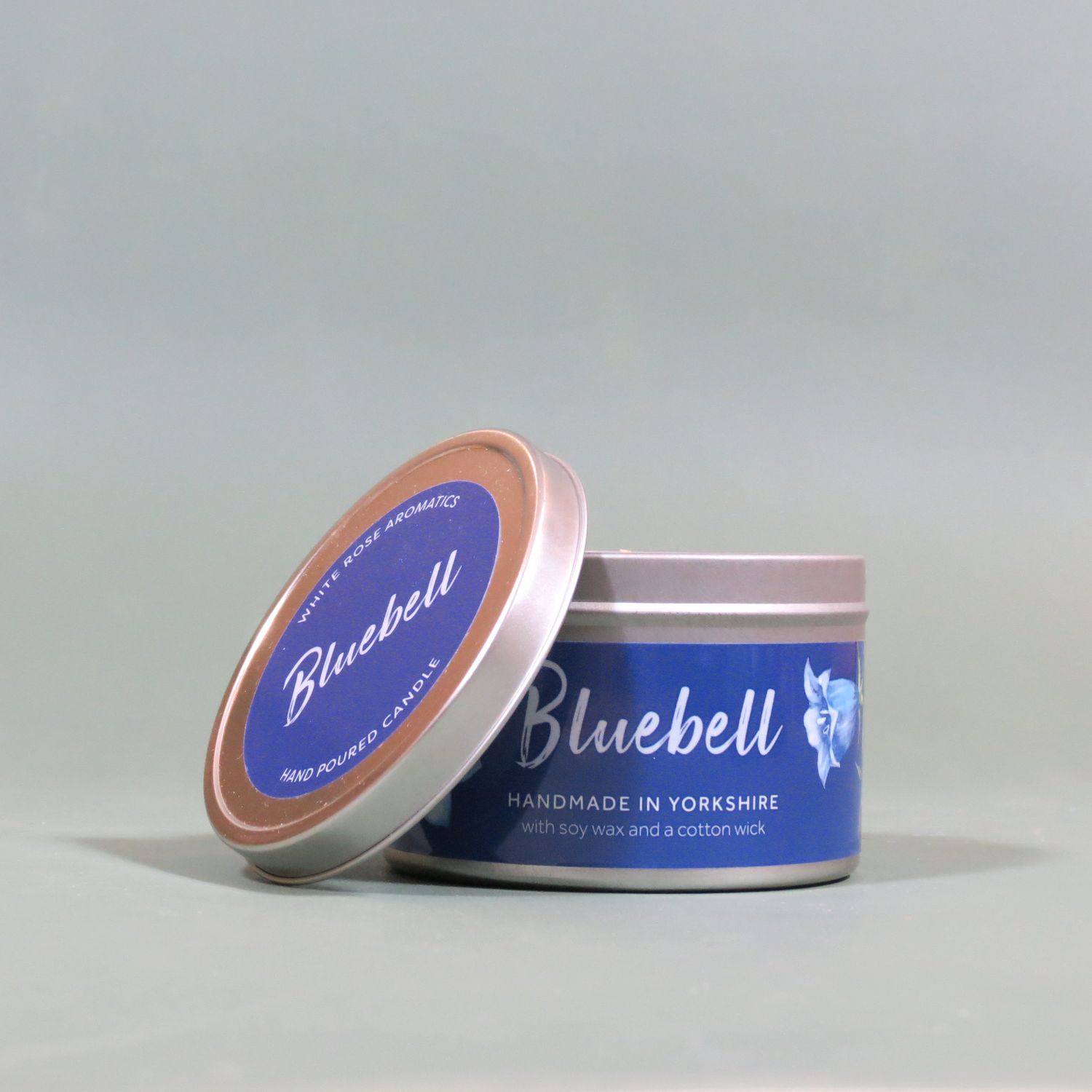Bluebell Floral Candle