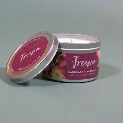 Freesia Floral Candle