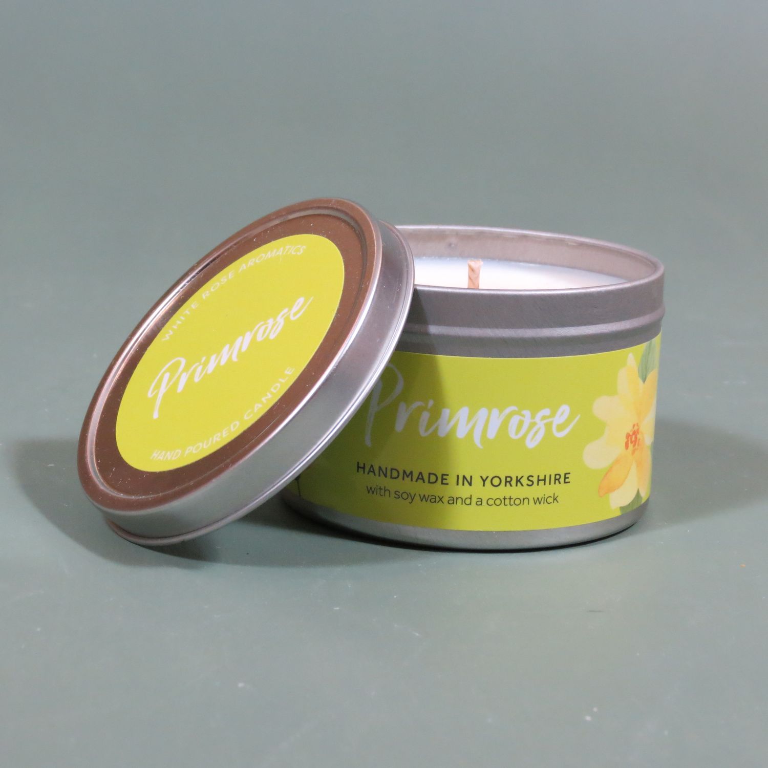 Primrose Floral Candle