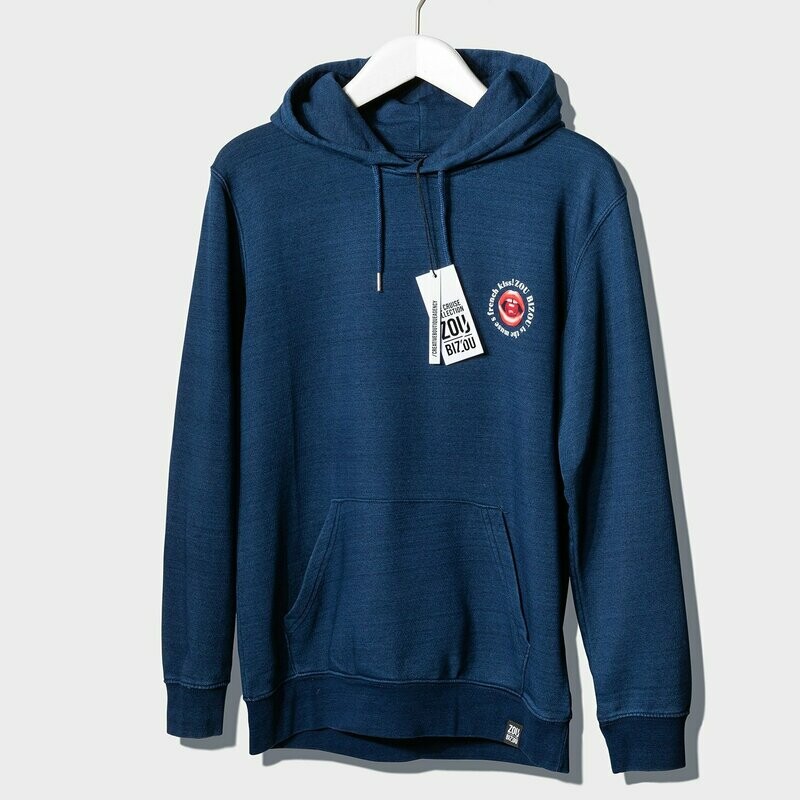 Hoodie Casual Blue
