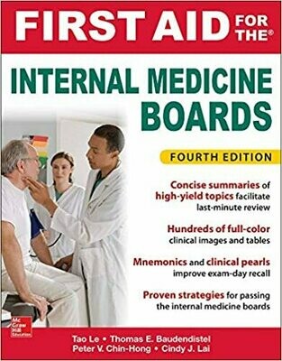 First Aid for the Internal Medicine Boards, Fourth Edition
