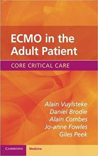 ECMO in the Adult Patient 1st Edition