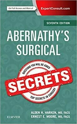 Abernathy&#39;s Surgical Secrets 7th Edition
