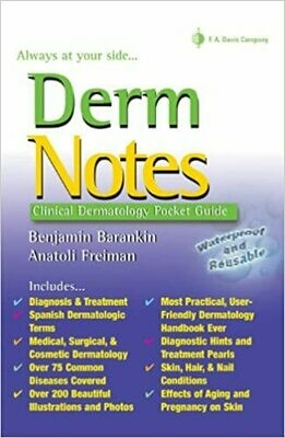 Derm Notes Clinical Dermatology Pocket Guide: Dermatology Clinical Pocket Guide 1st Edition