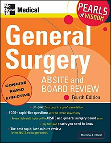 General Surgery ABSITE and Board Review: Pearls of Wisdom 4th Edition