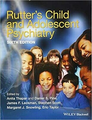 Rutter&#39;s Child and Adolescent Psychiatry 6th Edition