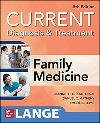 CURRENT Diagnosis &amp; Treatment in Family Medicine 5th Edition