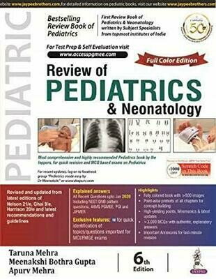 Review Of Pediatrics &amp; Neonatology 6th Edition