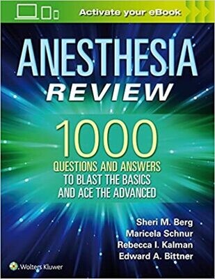 Anesthesia Review 1000 Questions and answers