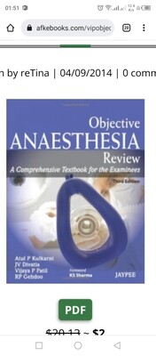 Objective Anesthesia Review: A Comprehensive Textbook for the Examinees 3rd Edition
