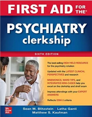 First Aid for the Psychiatry Clerkship 6th Edition