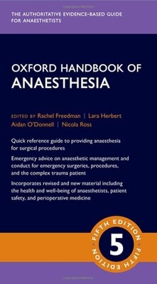 Oxford Handbook of Anaesthesia 5th Edition 2022