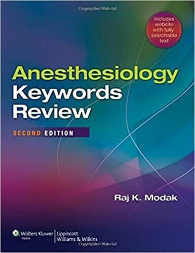 Anesthesiology Keywords Review 2nd Edition