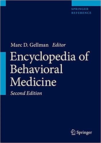 Encyclopedia of Behavioral Medicine 2nd ed. 2020 Edition