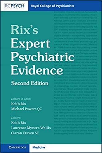 Rix&#39;s Expert Psychiatric Evidence 2nd Edition