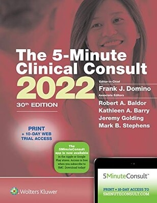 The 5-Minute Clinical Consult 2022 30th Edition