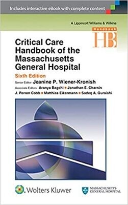 Critical Care Handbook of the Massachusetts General Hospital Sixth Edition