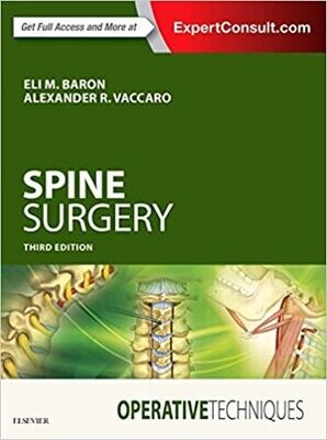 Operative Techniques: Spine Surgery 3rd Edition