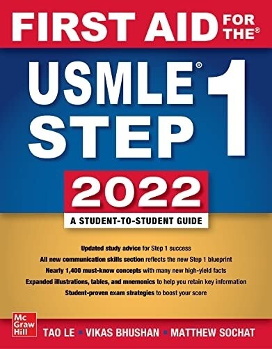First aid for the USMLE Step 1 2022