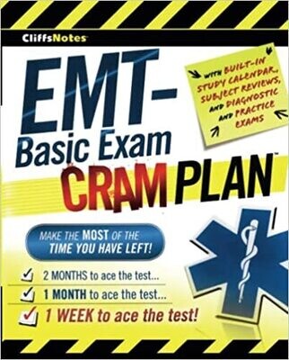 CliffsNotes EMT-Basic Exam Cram Plan 1st Edition