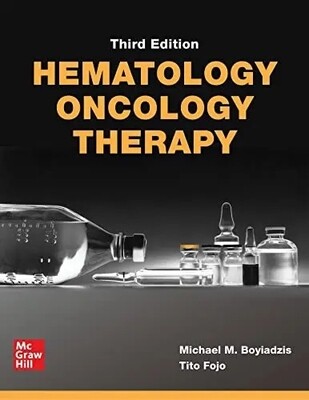 Hematology Oncology Therapy 3rd Edition 2022