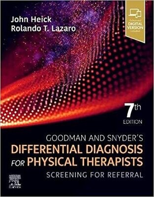 Goodman and Snyder’s Differential Diagnosis for Physical Therapists: Screening for Referral 7th Edition