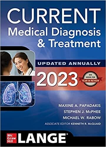 CURRENT Medical Diagnosis and Treatment 2023 62nd Edition