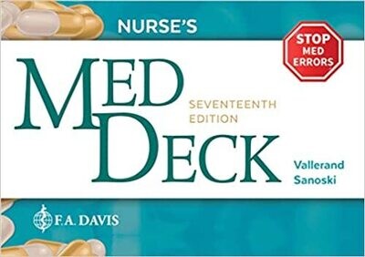 Nurse&#39;s Med Deck Seventeenth Edition