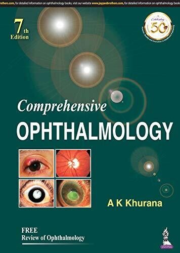 Comprehensive Ophthalmology includes Review of Ophthalmology, 7th Edition