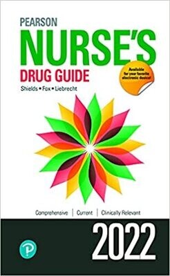Pearson Nurse&#39;s Drug Guide 2022 1st Edition