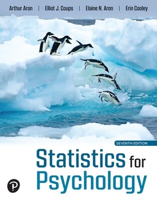 Statistics for Psychology, 7th edition