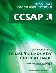 CCSAP 2017 BOOK 2 RENAL/PULMONARY CRITICAL CARE