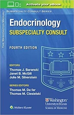 Washington Manual Endocrinology Subspecialty Consult (Washington Manual Subspecialty Consult) 4th Edition