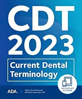 CDT 2023: Current Dental Terminology book, 1st Edition