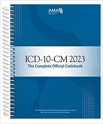 ICD-10-CM 2023 The Complete Official Codebook with Guidelines